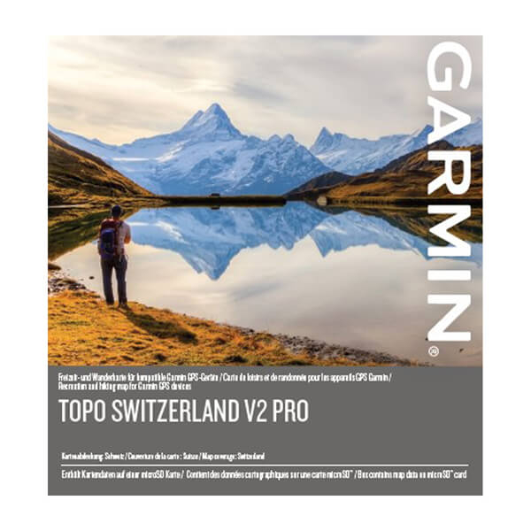 GARMIN TOPO Switzerland V2 Pro mirco SD Speicherkarte - Topografische Vektor- und Rasterkarte (010-12576-01)